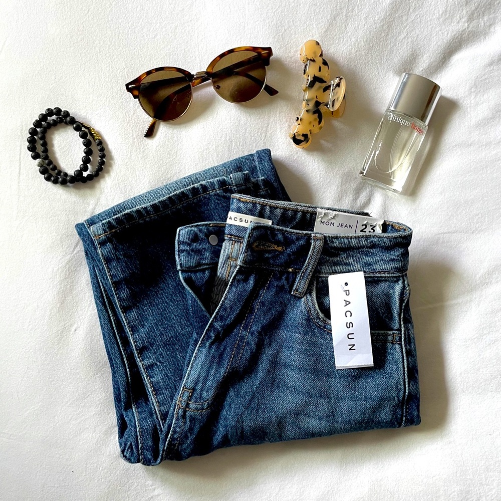 PacSun Mom Jean Sz 23 Evan Blue